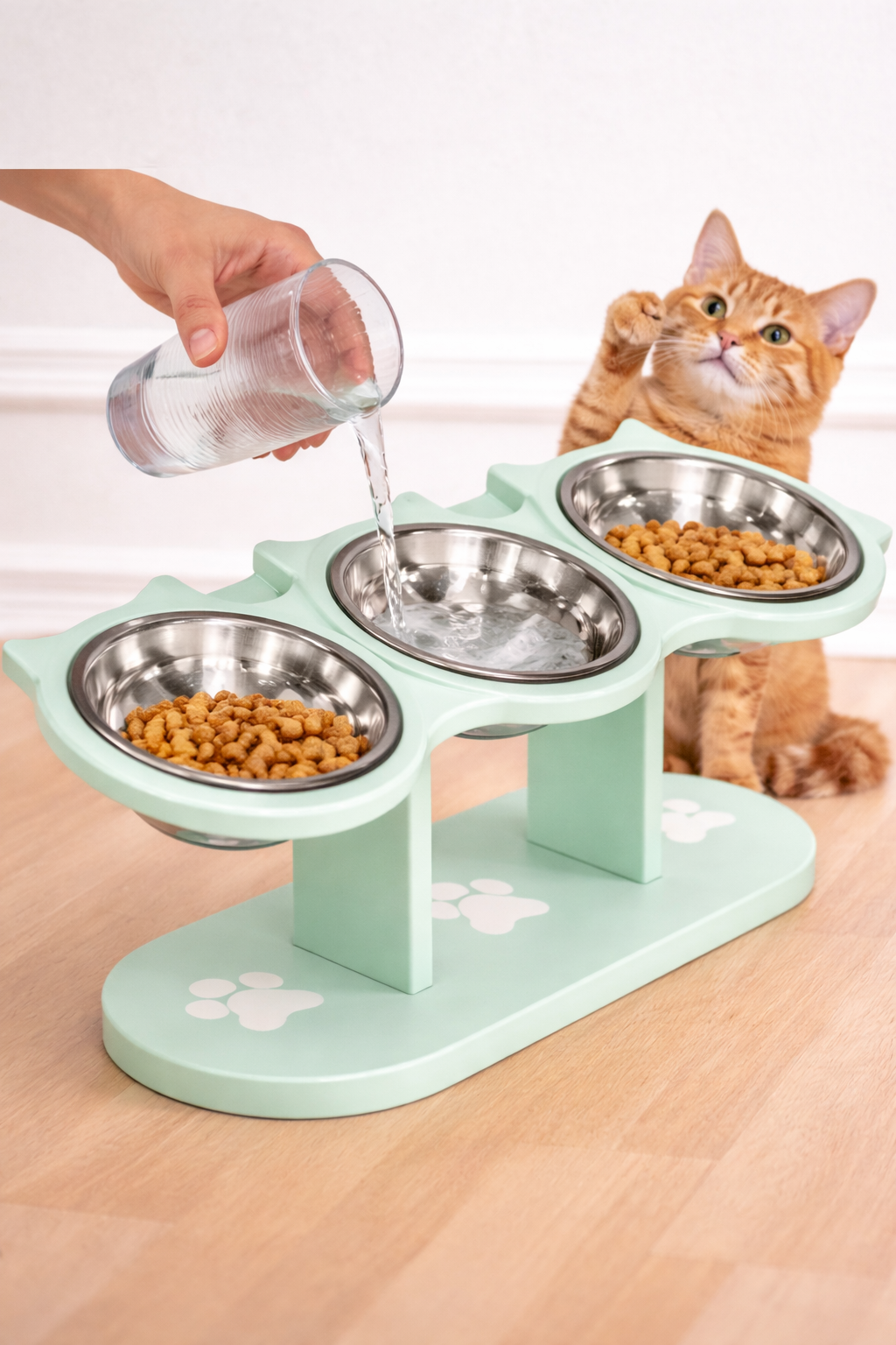 cat feeding bowl